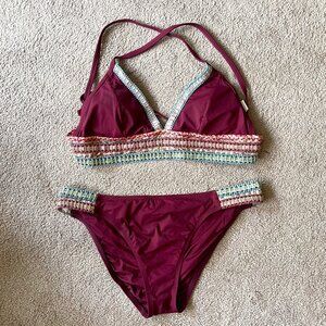 La Blanca, two piece bikini set, US 6 top, US 8 bottom